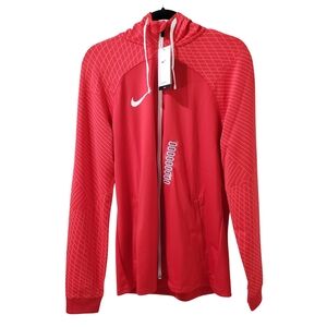 Nike Dri-Fit Strike Track Jacket Hooded Men Red Football/Soccer NWT